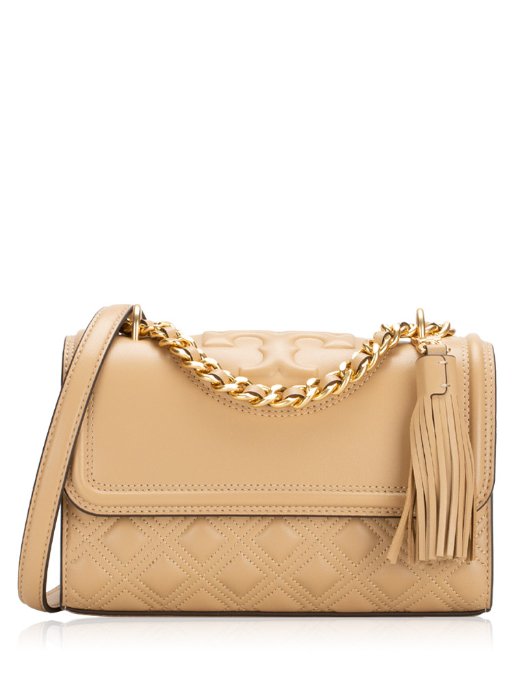 Fleming Small Convertible Shoulder Bag Desert Dune