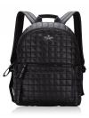 Camden Quilted Nylon Backpack Black