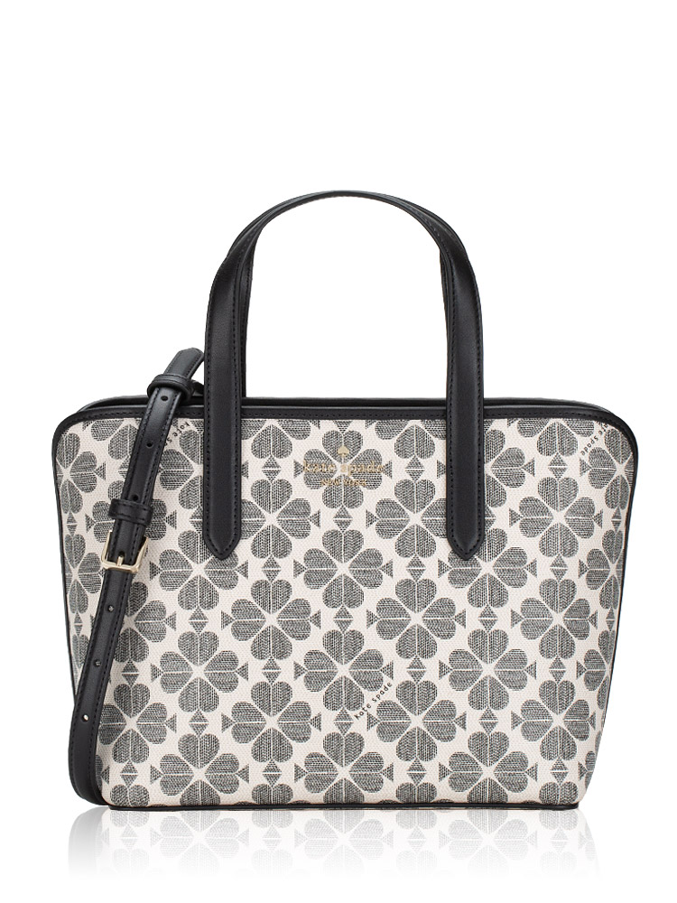 Signature Spade Flower Small Tote Black Multi