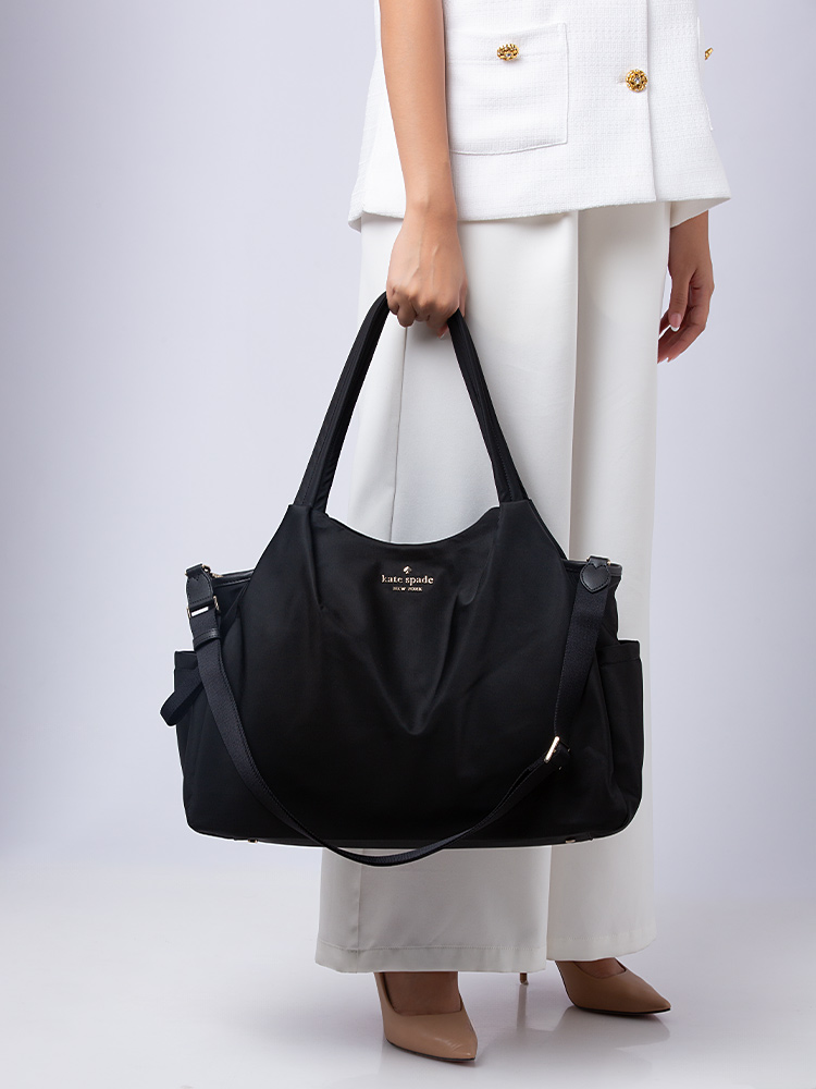 Chelsea Nylon Baby Bag Black