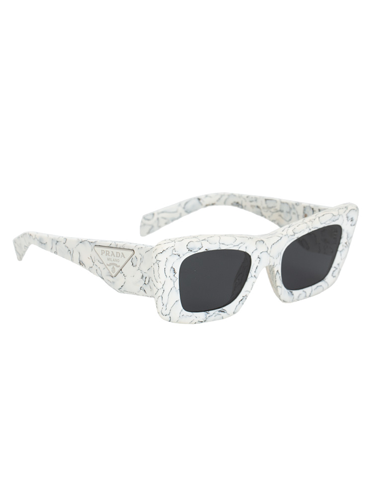 SPR13Z Symbole Sunglasses White Marble