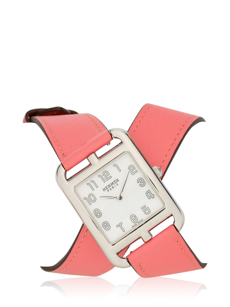 Stainless Steel Swift 29mm Cape Cod Double Tour Watch Rose Azalee