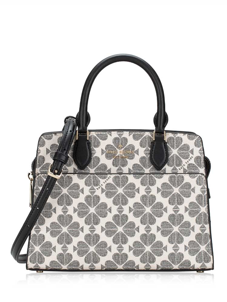 Spade Flower Small Satchel Black Multi