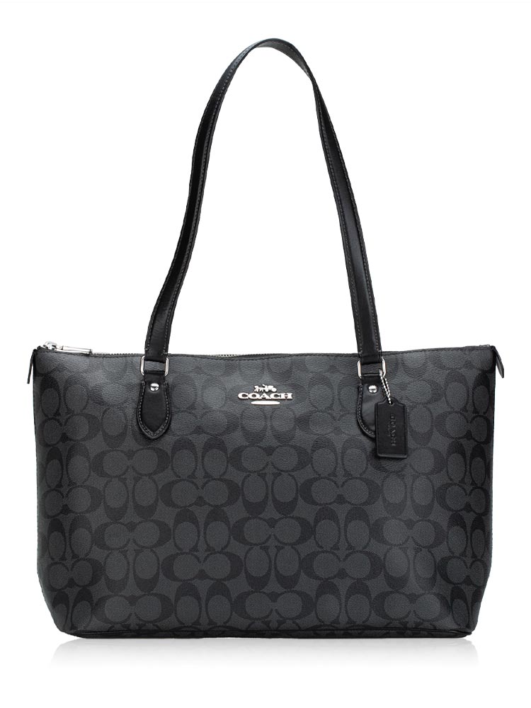 CH504 Signature Gallery Tote Graphite Black