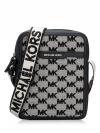 Men Signature Cooper Jacquard Flight Bag Black