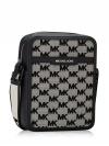Men Signature Cooper Jacquard Flight Bag Black