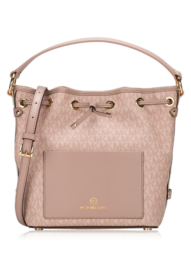 Signature Maeve Medium Bucket Messenger Bag Ballet