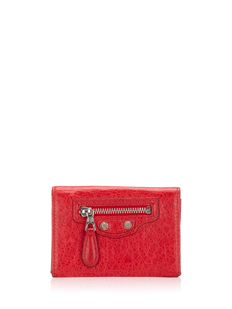 Giant Silver Card Holder Rouge Coquelicot