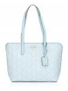 Spade Flower Tote Blue Glow