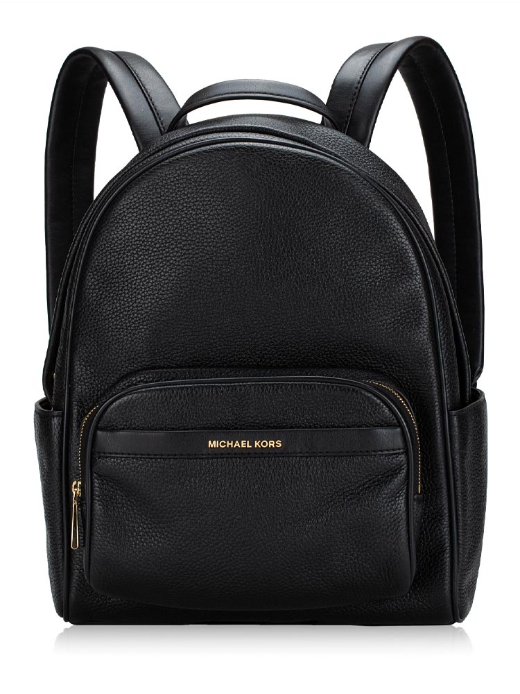 Bex Leather Medium Backpack Black