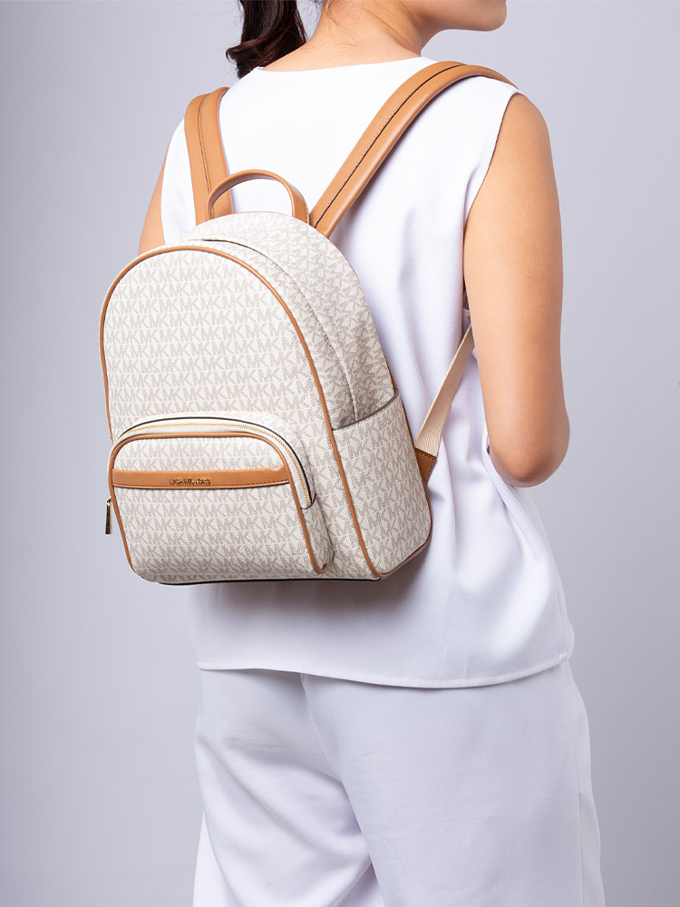Signature Bex Medium Backpack Vanilla Acorn