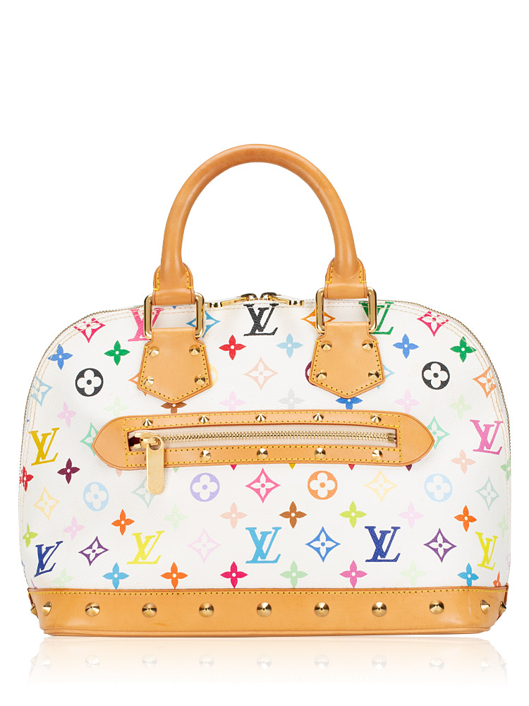 Monogram Multicolor Alma PM Blanc