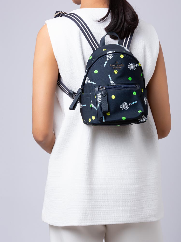 Chelsea Racquet And Ball Printed Mini Backpack Blazer Blue