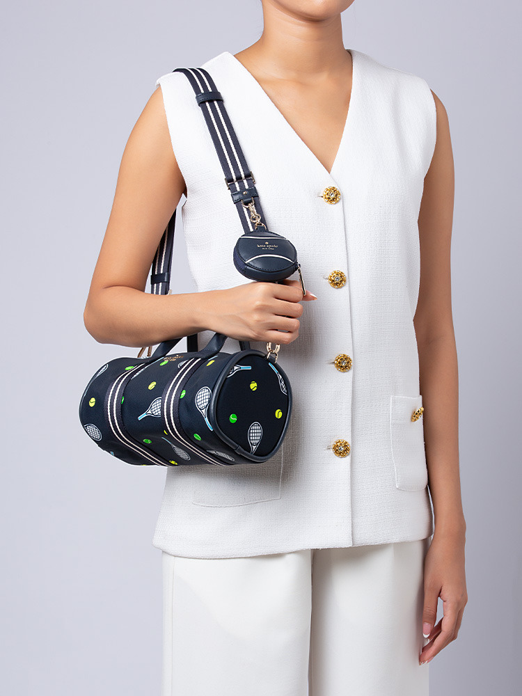 Rosie Racquet And Ball Small Crossbody Blazer Blue