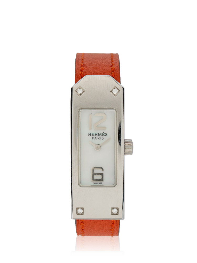 Swift MOP Diamond 15mm Kelly II Quartz Watch Orange