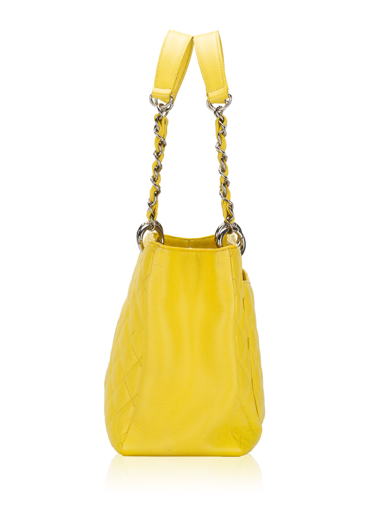 Caviar Grand Shopping Tote GST Yellow