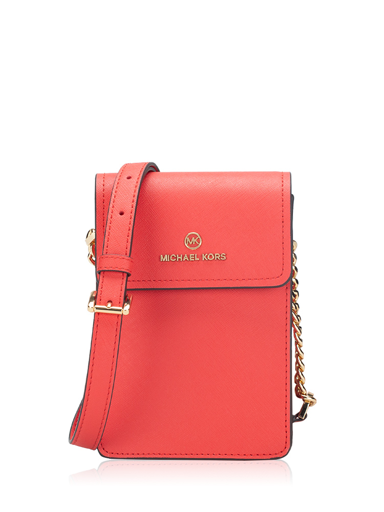Jet Set Charm Saffiano Small Phone Crossbody Sangria