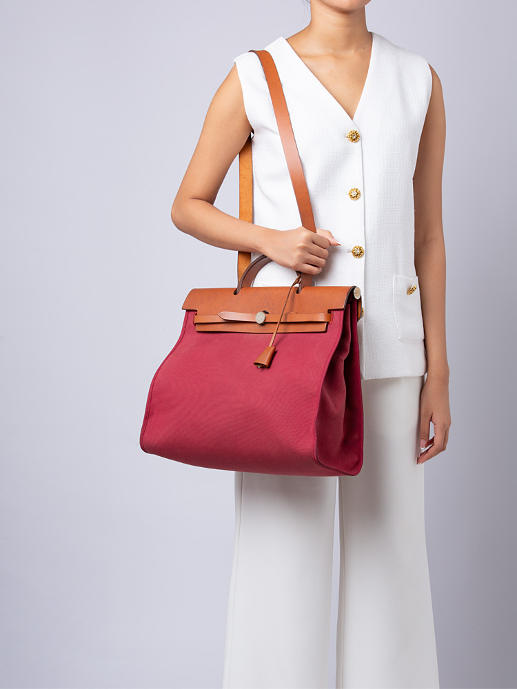 Toile Herbag Zip 39 GM Rouge