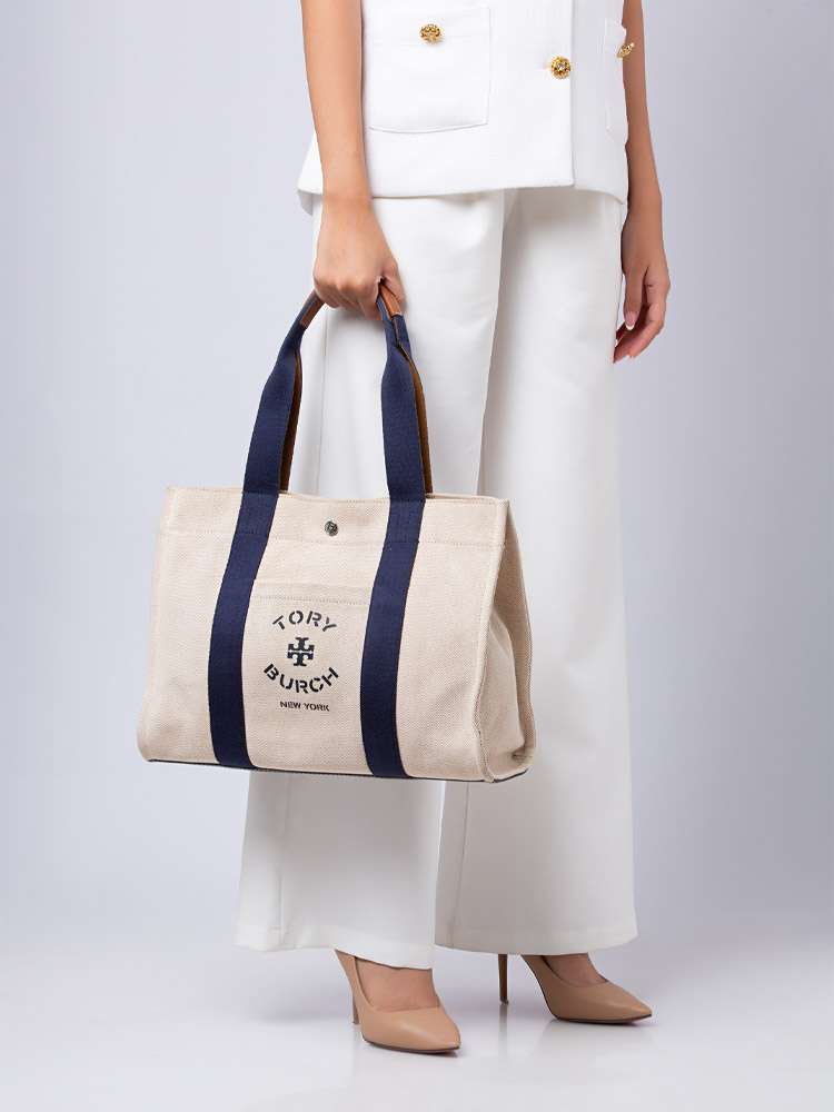 Logo Canvas Tote Natural