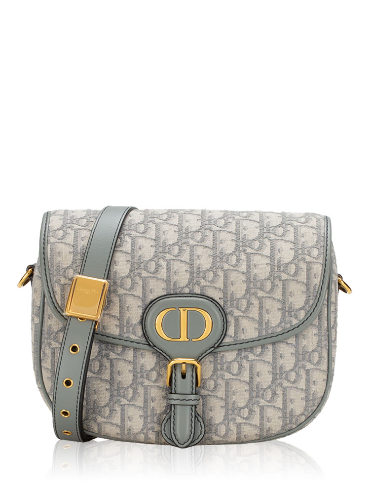 Oblique Bobby Medium Shoulder Bag Gris