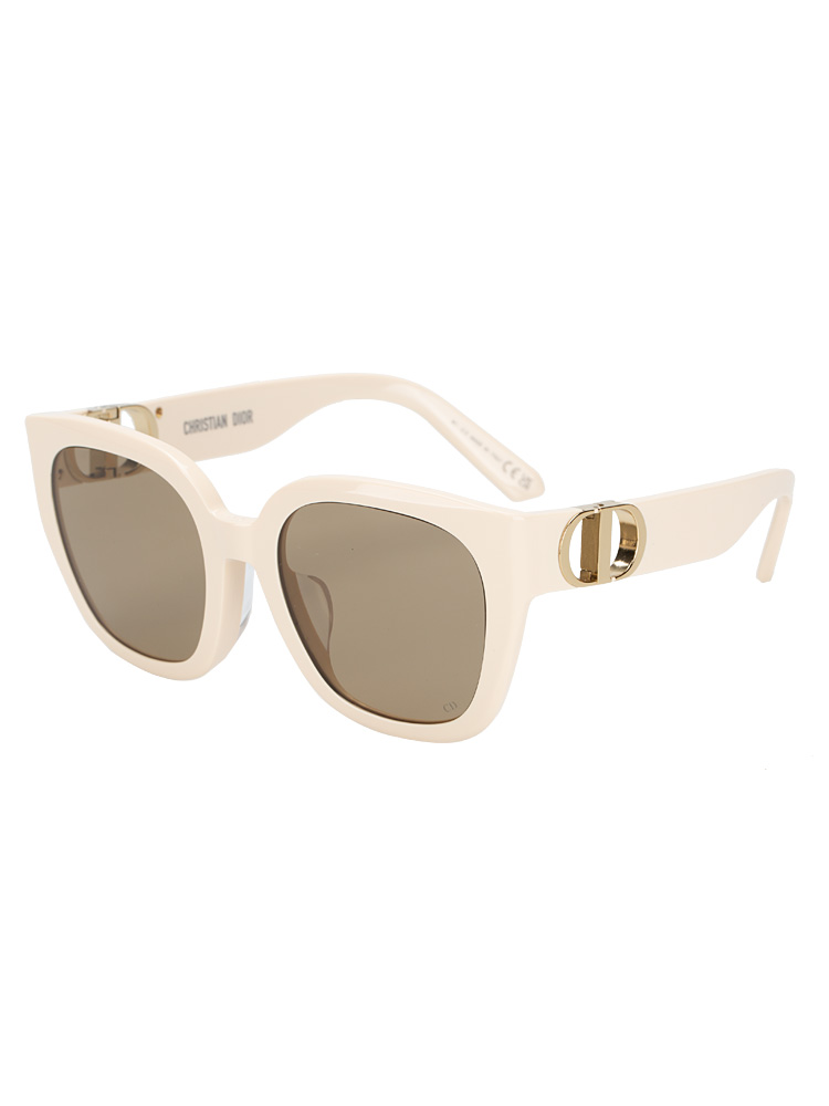 S10F 30 Montaigne Sunglasses Gold Latte Beige