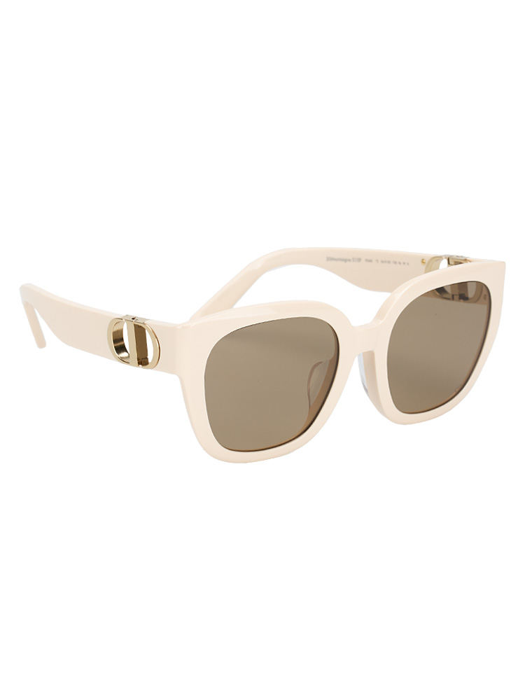 S10F 30 Montaigne Sunglasses Gold Latte Beige