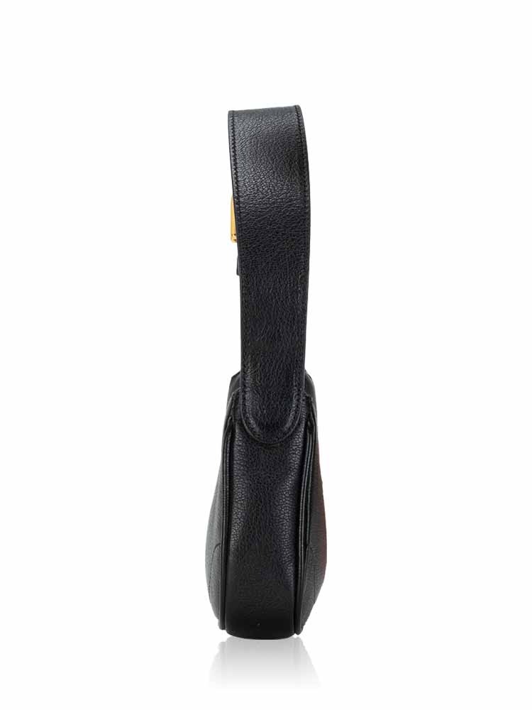 Goatskin Aphrodite Mini Shoulder Bag Black