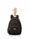CX066 Signature Court Mini Backpack Charm Brown Black