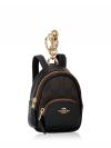 CX066 Signature Court Mini Backpack Charm Brown Black