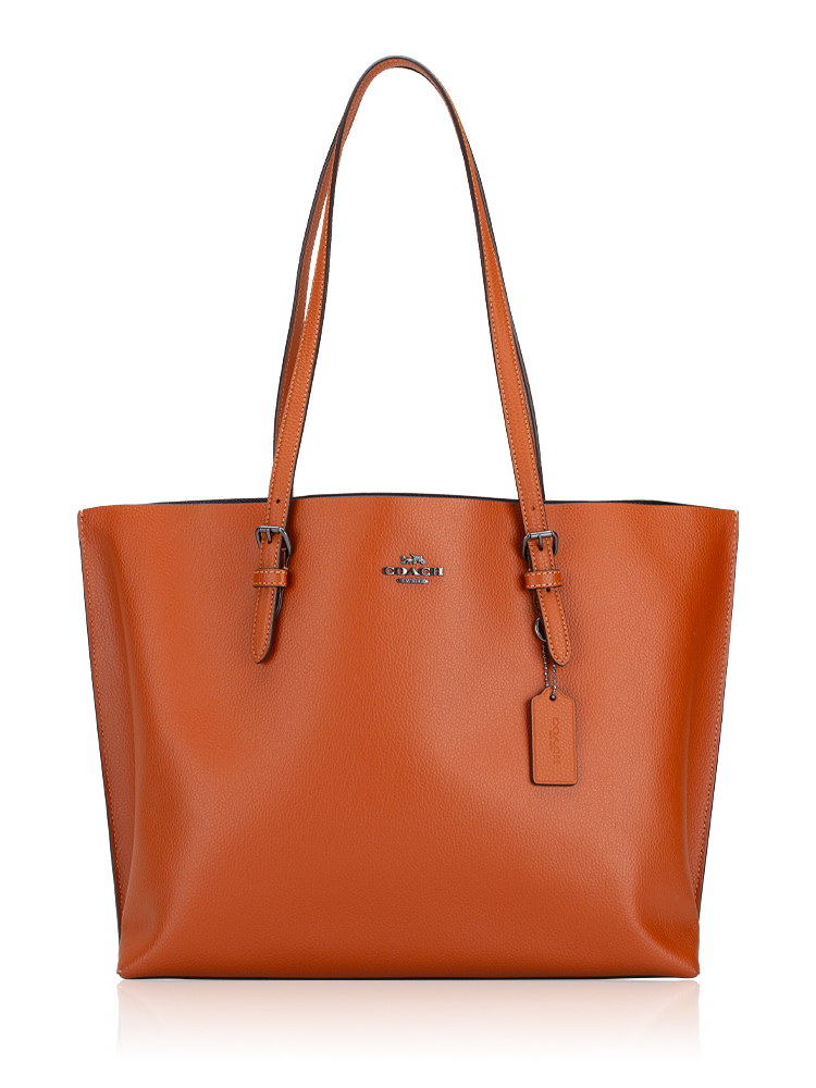 1671 Mollie Leather Tote Sunset