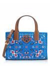 Ella Nylon Printed Mini Tote Blue