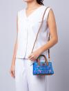 Ella Nylon Printed Mini Tote Blue