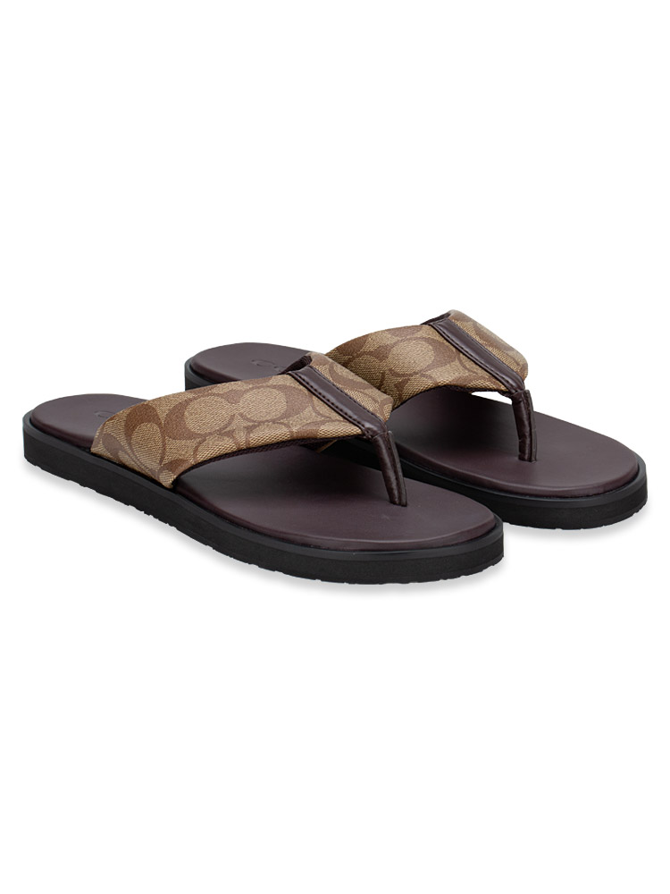 G4921 Signature Flip Flop Khaki Multi Sz 9