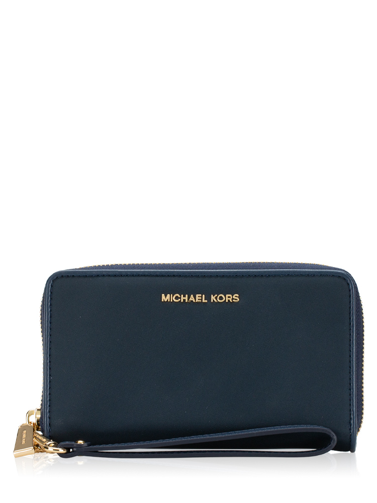 Jet Set Nylon Large Phone Wristlet Navy