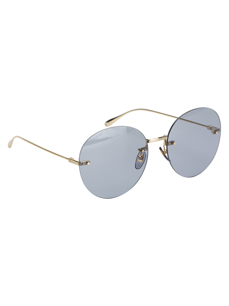 GG1149S Detachable Charm Round Sunglasses Purple