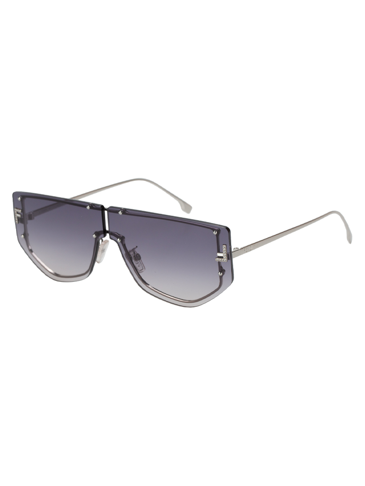 FE 40096 Metal Fendi First Sunglasses Silver