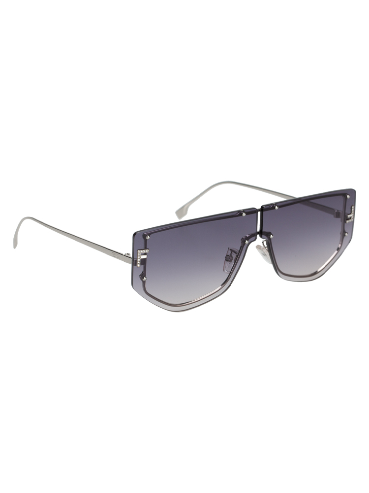 FE 40096 Metal Fendi First Sunglasses Silver