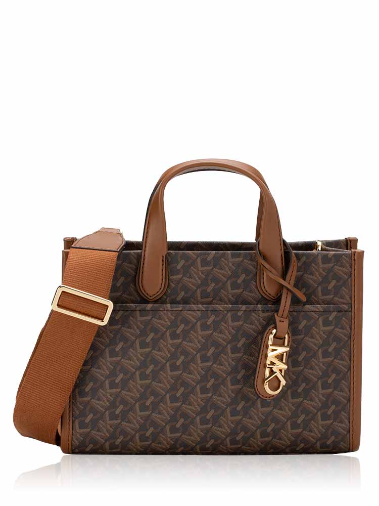 Signature Gigi Empire Small Messenger Brown Luggage