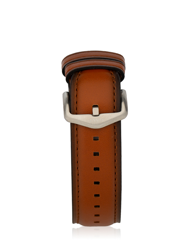 Men FS5304 The Minimalist Slim Leather Watch Light Brown