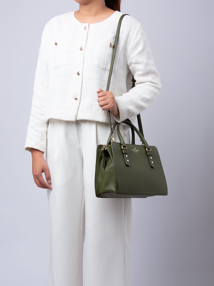 Mulberry Street Lise Satchel Green Olive