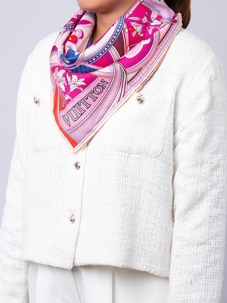 Silk Superstition 70 Square Scarf Rose