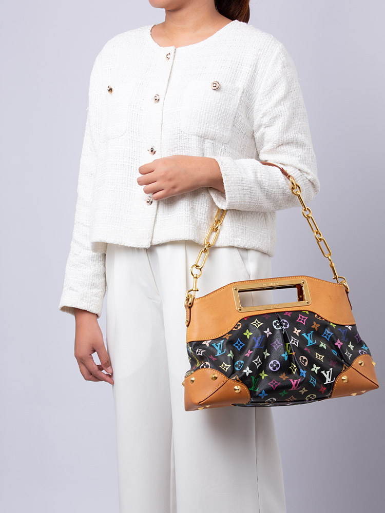 Monogram Multicolor Judy MM Black