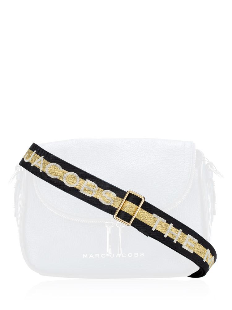 M0014328 The Logo Webbing Strap Gold Multi
