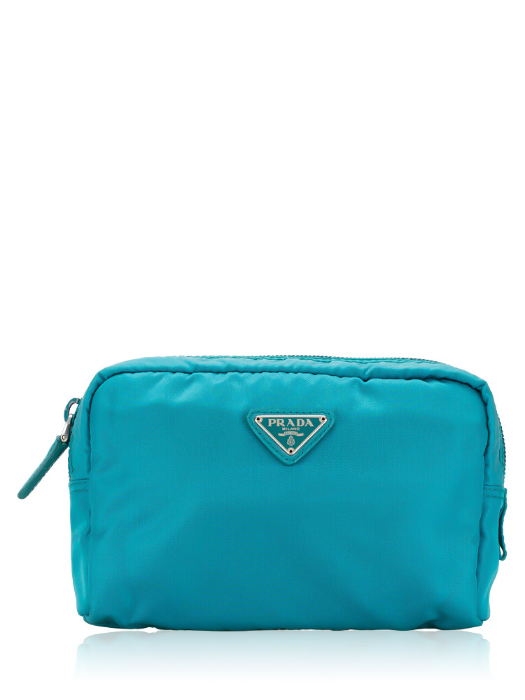 1N0021 Tessuto Small Pochette Turchese
