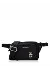 LH3EE5CL Voyage Convertible Belt Bag Black Silver