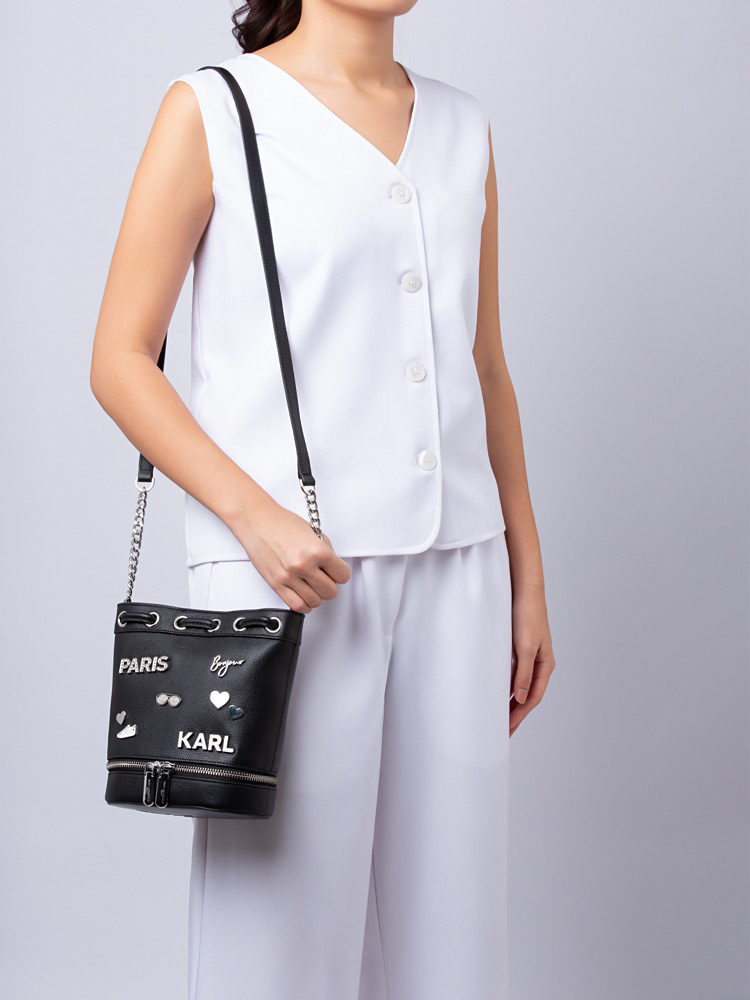 LH4JA7DC Nantes Bucket Bag Black Multi