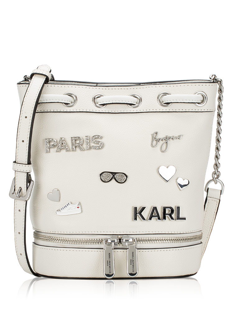 LH4JA7DC Nantes Bucket Bag White Multi