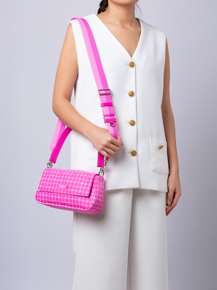 Noel Jacquard Convertible Crossbody Vivid Snapdragon Multi