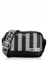 LH4E49BJ Maybelle Double Zip Camera Bag Black White