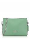 CR238 Slim Leather Crossbody Soft Green